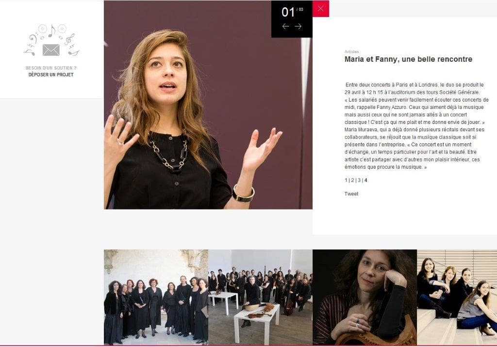Maria et Fanny, une belle rencontre